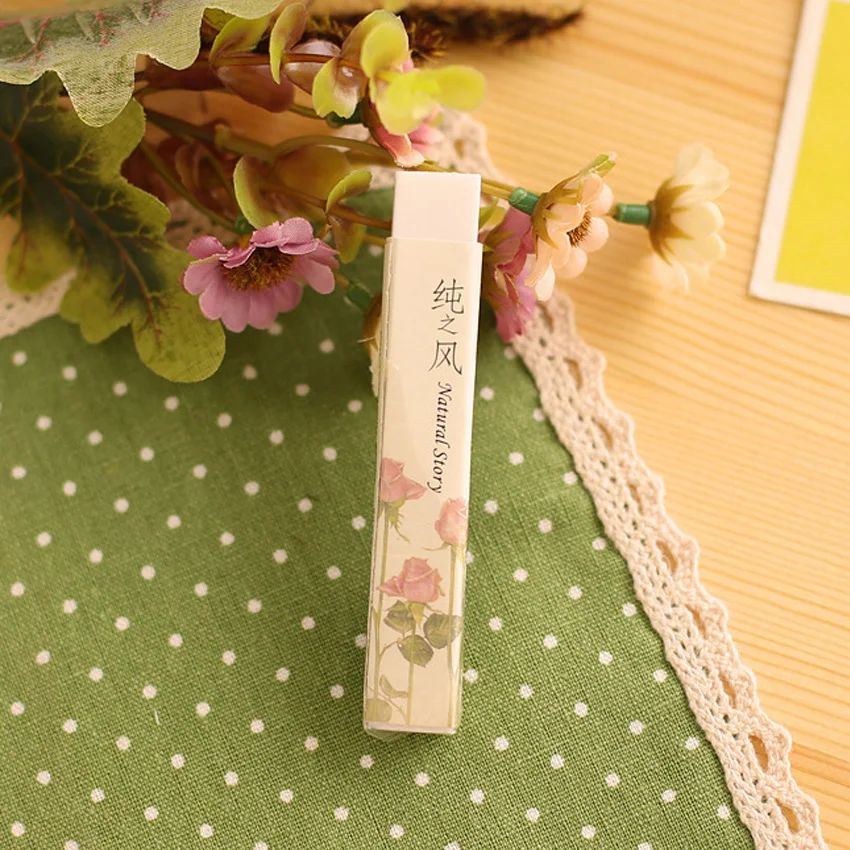 1pcs/lot Kawaii Korea Pure Wind Strip Rubber Gift Stationery Learning For Kid Rubber Office School