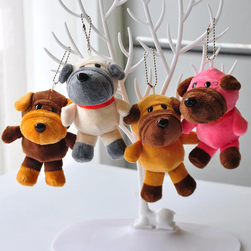 New Plush Animal Keychain Small Shar Pei Toy Cute Puzzle Party Gifts for Kids | Игрушки и хобби