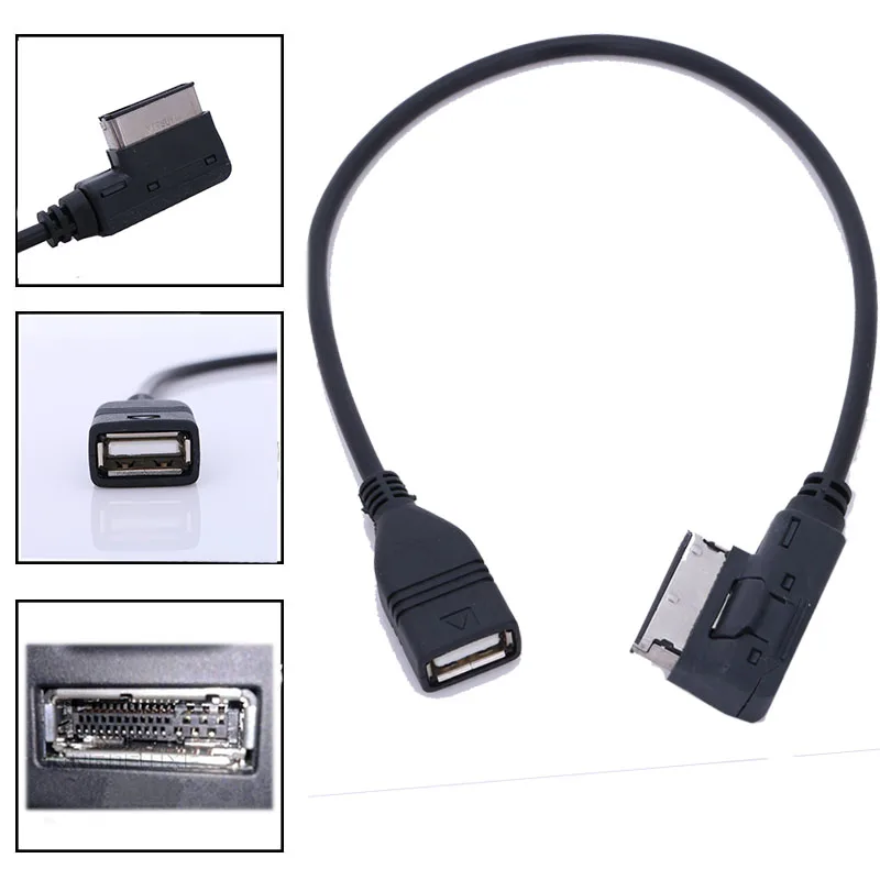 Подключения к разъему Aux AMI MMI/USB аудио MP3 музыка Интерфейс адаптер для AUDI A3 A4 A5 A6 Q5 VW