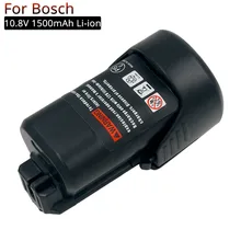Аккумуляторная батарея 10,8 V 1.5A литий-ионная аккумуляторная Электроинструмент запасные батареи для Bosch 10,8 V BAT411 BAT412A BAT413A