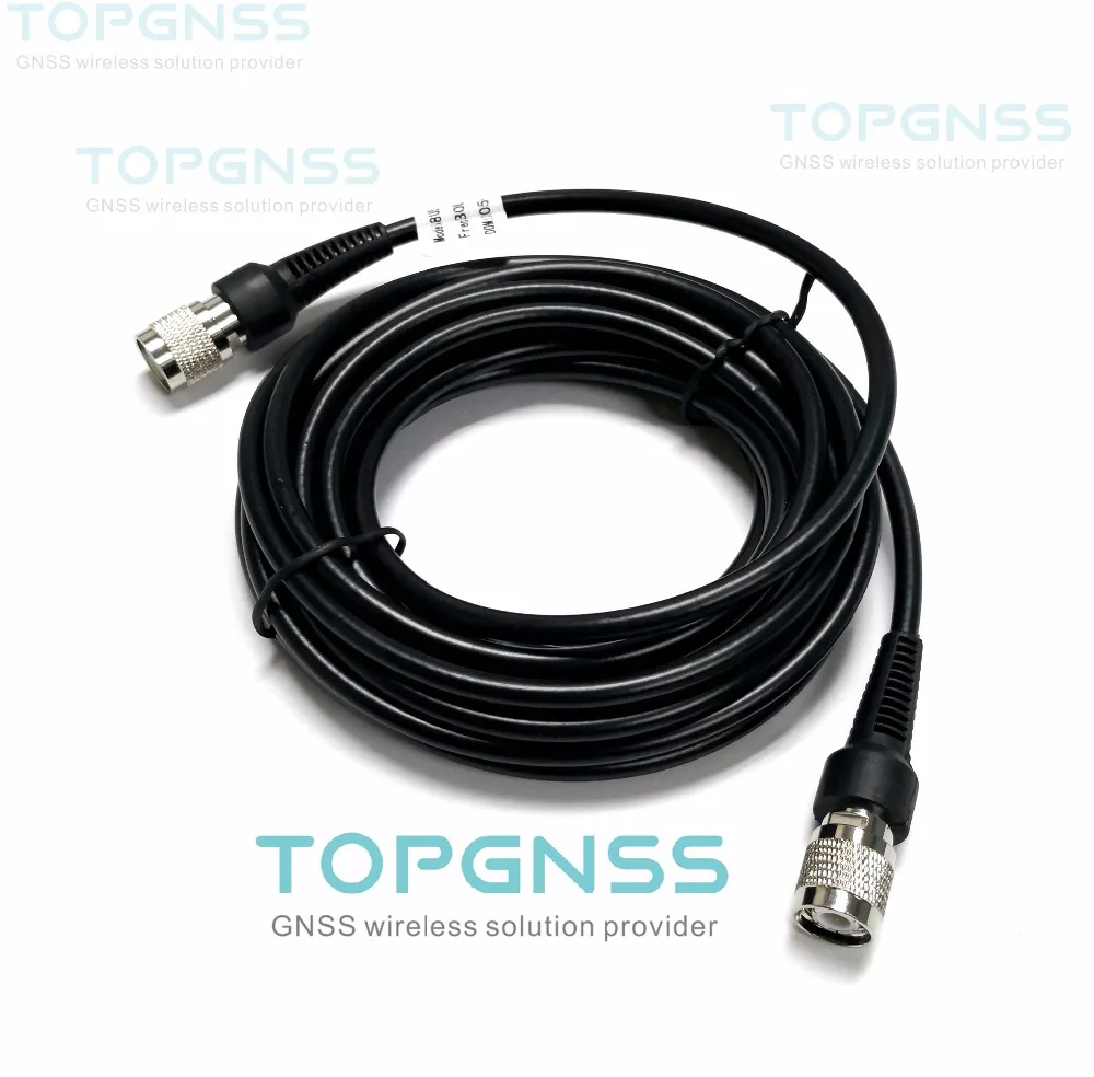 RTK GNSS antenna, CORS GPS antenna, connector cable RG58, pure copper cable TNC connectorsTNC 5 meters, 