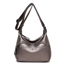 Женская кожаная сумка на молнии с клапаном, сумки высокого качества, повседневные женские сумки-мессенджеры, сумки через плечо, женские сумки