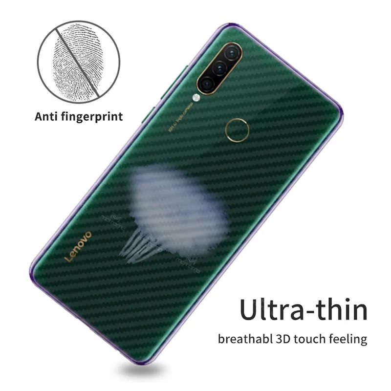 Для Lenovo z6 pro z6lite 3D защитная задняя пленка из углеродного волокна для K5 Pro z5 s z5s lite