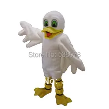 Карнавальное Маскоты белый мужской утка Маскоты костюм взрослый костюм персонажа из мультфильма маскарадный костюм sw780