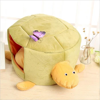 

Creative cute turtle Dog Lounger Bed Kennel Mat Soft Fiber Pet Dog Puppy Warm Soft Bed House Product For Dog And Cat cave