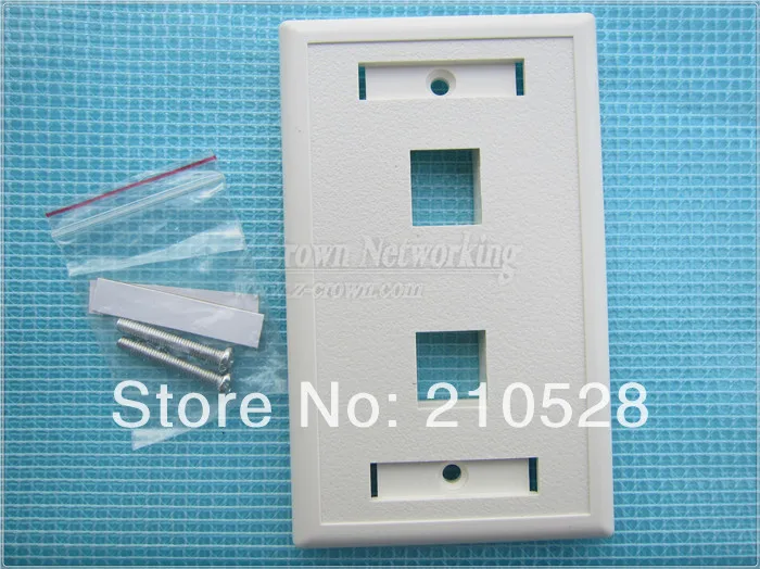 1P 2P 3P 4P 6 портов cat5e и Cat6 сетевой RJ45 RJ11 лицевая пластина американского типа 5