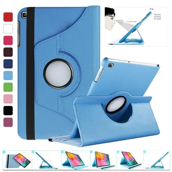 

360 Rotating Case For Samsung Galaxy Tab A 10.1 inch T510 T515 SM-T510 Cover Leather Flip Stand Case Tablet Protect Cover