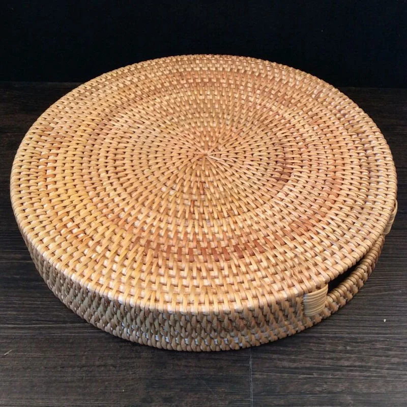 Корзина органайзер из ротанга 2 шт./Лот корзина для хранения конфет закусок