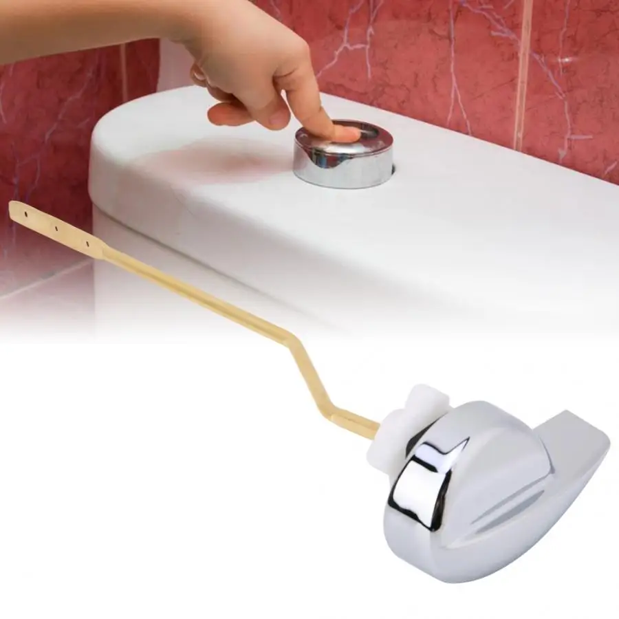 Copper Side Mount Finish Toilet Flush Lever Handle Push Button Toilet Part Bathroom Accessories New Arrival Copper Side Mount Finish Toilet Flush Lever Handle Push Button Toilet Part Bathroom Accessories New Arrival