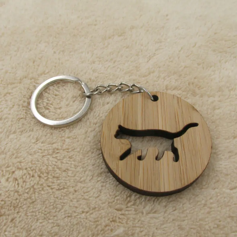 Подарок для любимой кошки деревянный брелок для ключей деревянный брелок подарки для питомца для подруги сестры подруги подростка новоселье