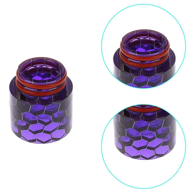 1 шт. мундштук TsonDianZ 810 Snake Drip Tip эпоксидная смола для V8 Mad Dog RDA RTA Tank аксессуары