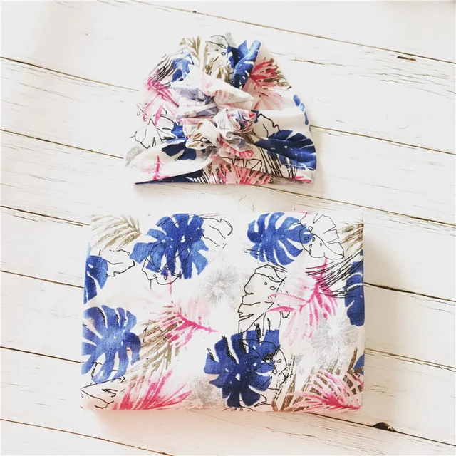 Newborn-Baby-Hat-Turban-Cotton-Beanie-Infant-Baby-Swaddle-Blanket-Boy-Girl-Floral-Baby-Wrap.jpg_640x640