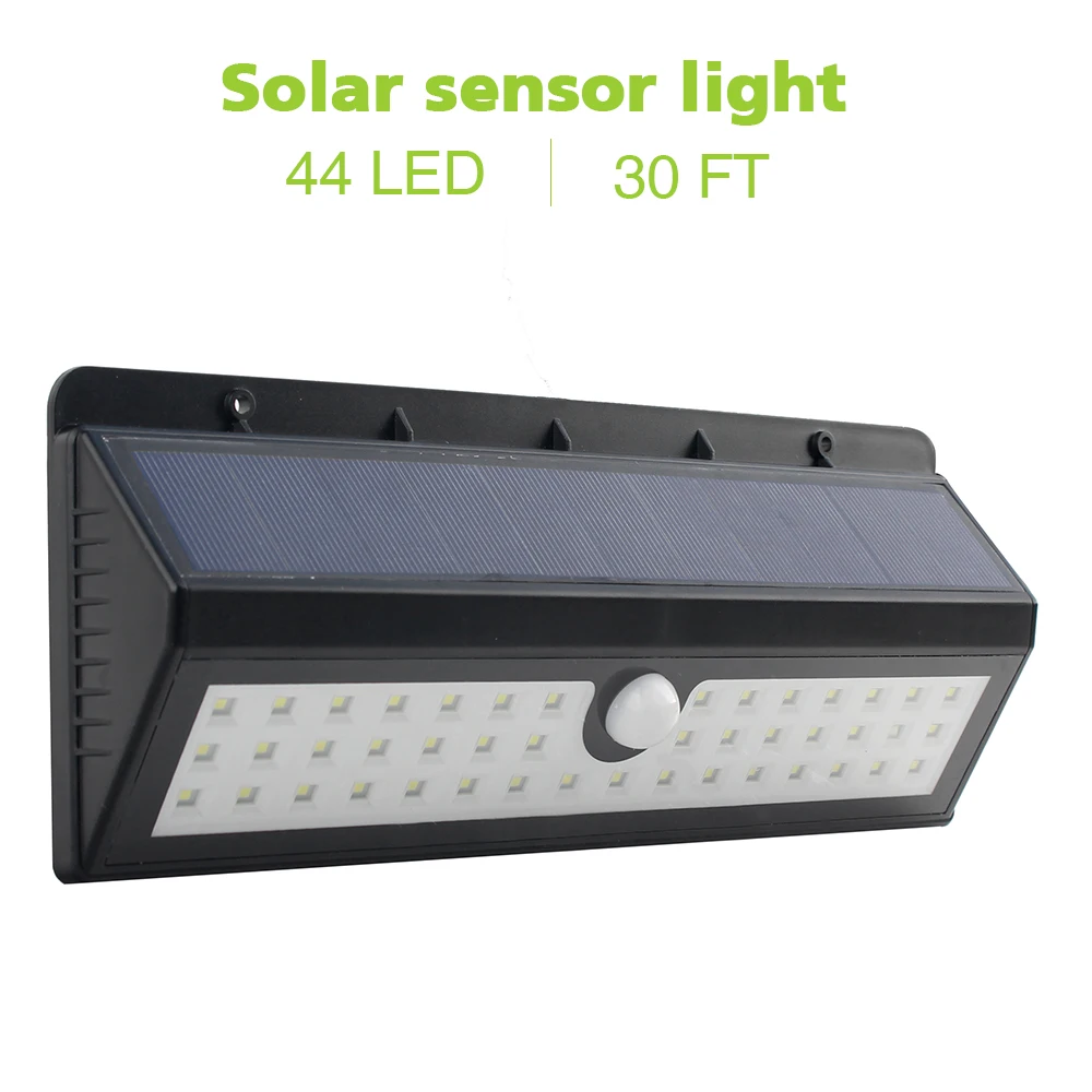 

44pcs Beads Solar Powered LED Lamp Green & Saving Energy Solar LED PIR Motion Sensor Light with Three Intelligent Modes