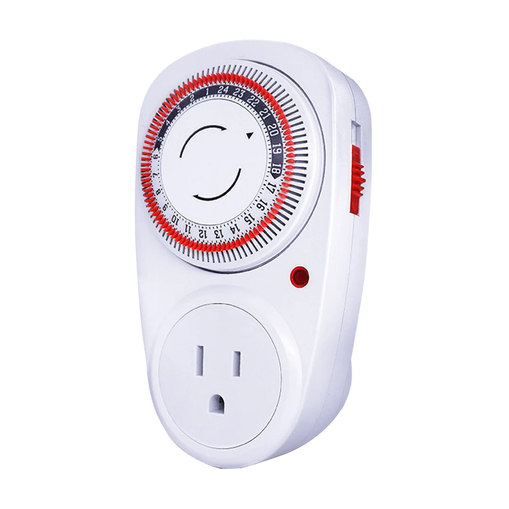 plug in mechanical segment timer switch 24hour socket wall plate us standard wall socket electric timer 