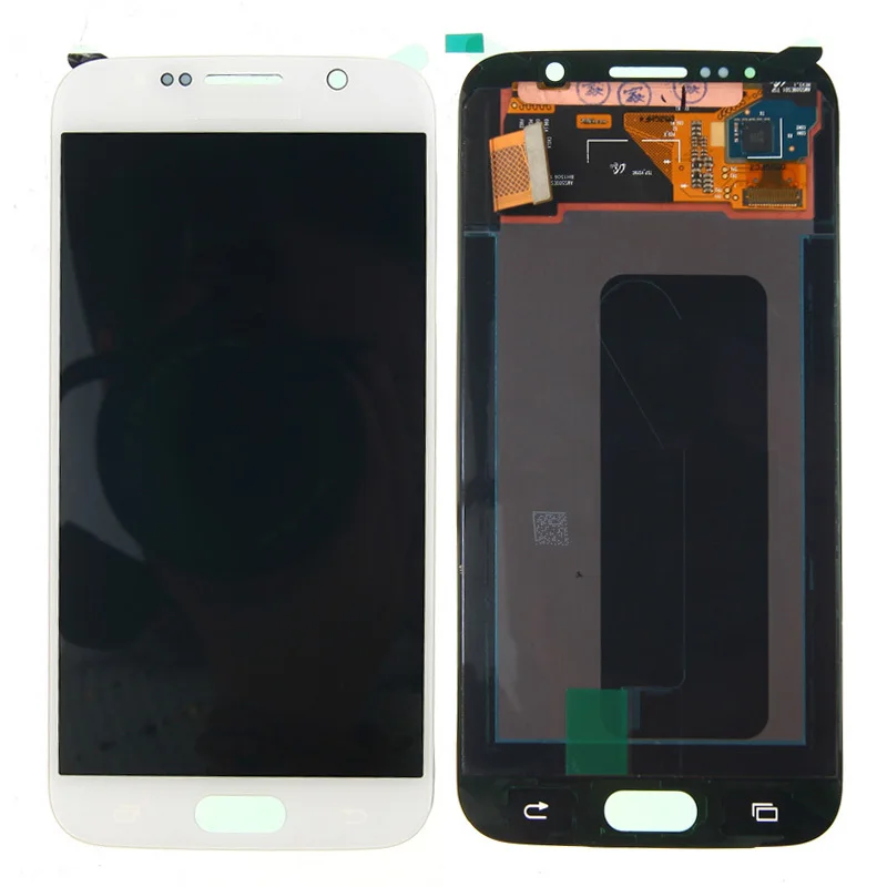 1pc/lot LCD Display Touch Screen Digitizer Assembly For Samsung Galaxy S6 G9200 White