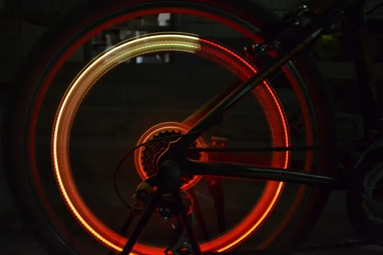 2 шт. 7 цветов велосипедные фары MTB горная дорога фонари для велосипеда светодиодный шины колпачки клапана спицы колеса светодиодный свет