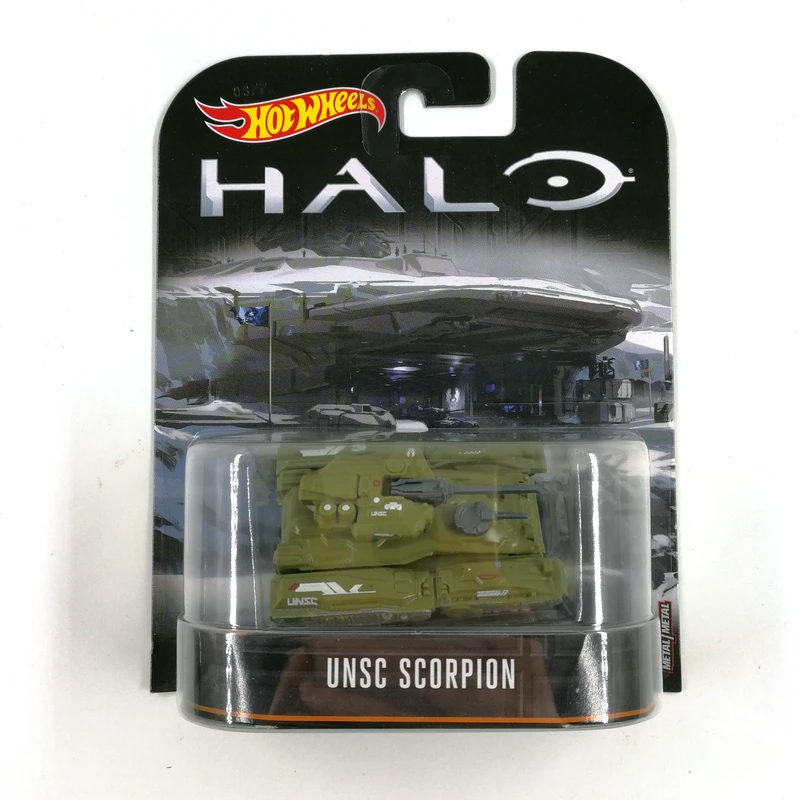 Hot Wheels автомобиль Halo Wars классический фильм UNSC Скорпион Коллекционное издание металлическая литая модель автомобиля детские игрушки подарок