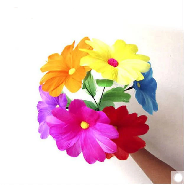 

Sleeve Flower(six flowers ) - Stage Magic / Magic Trick, Gimmick, Props