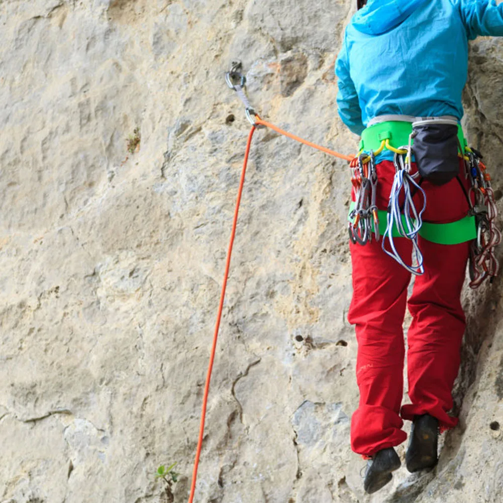 Corda de Escalada Cordão de Rock ao ar Livre de Alta Cabo de Segurança 12mm de Diâmetro Paracord Resistência Camping Caminhadas Escalada Acessório 15m 29 Acessórios para escalada
