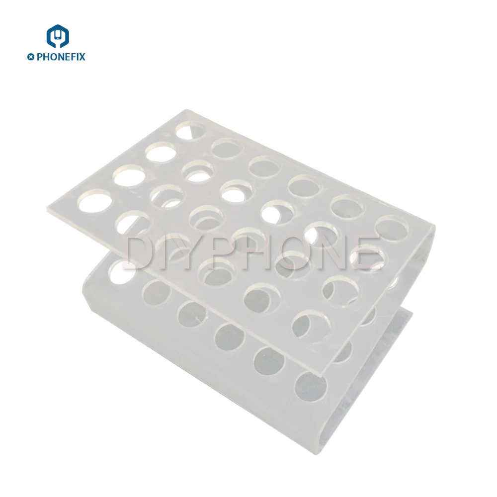 

PHONEFIX Acrylic Transparent Plastic Tool Box Electronic Components Screwdriver Storage Holder Mobile Phone Repair Tool Box