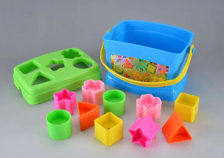 Детские пластиковые Обучающие геометрические развивающие игрушки Красочные смешанные формы головоломки, Обучающие начальное обучение головоломка игры