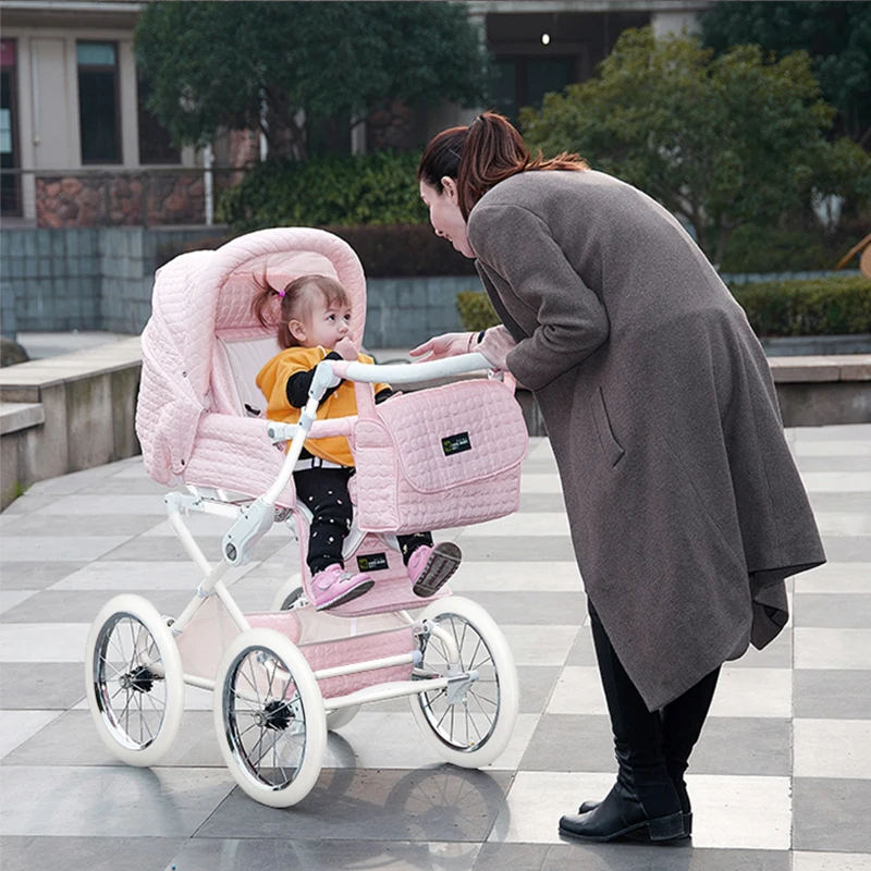 Coolbaby Европейская королевская детская коляска Двусторонняя Противоударная
