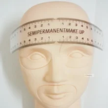 1 шт. профессиональный Перманентный татуаж бровей делает линейку измерять длину бровей munsu портативный и не легко boken