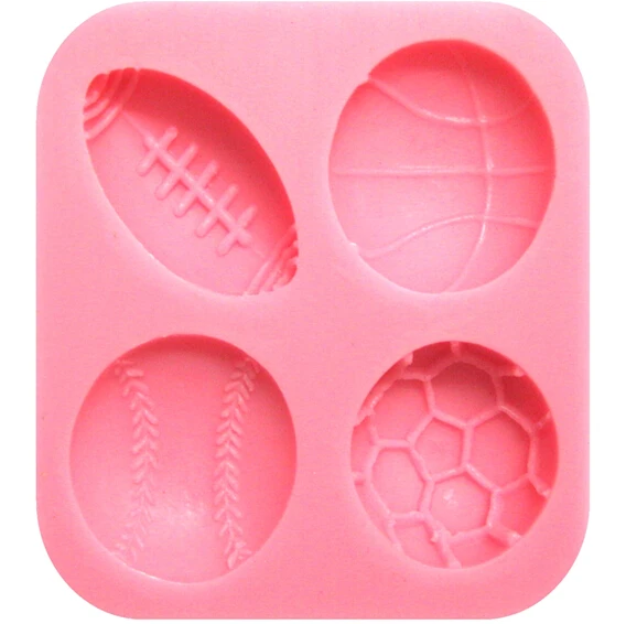 New Arrival 5 pc 6X6x1.3cm Ball Basketball rugby tennis football