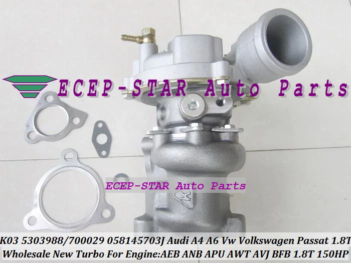 K03 53039880029 53039700029 058145703J Turbo Turbocharger For AUDI A4 A6 VW VOLKSWAGEn Passat 1.8T AEB ANB APU AWT AVJ BFB 150HP (8)