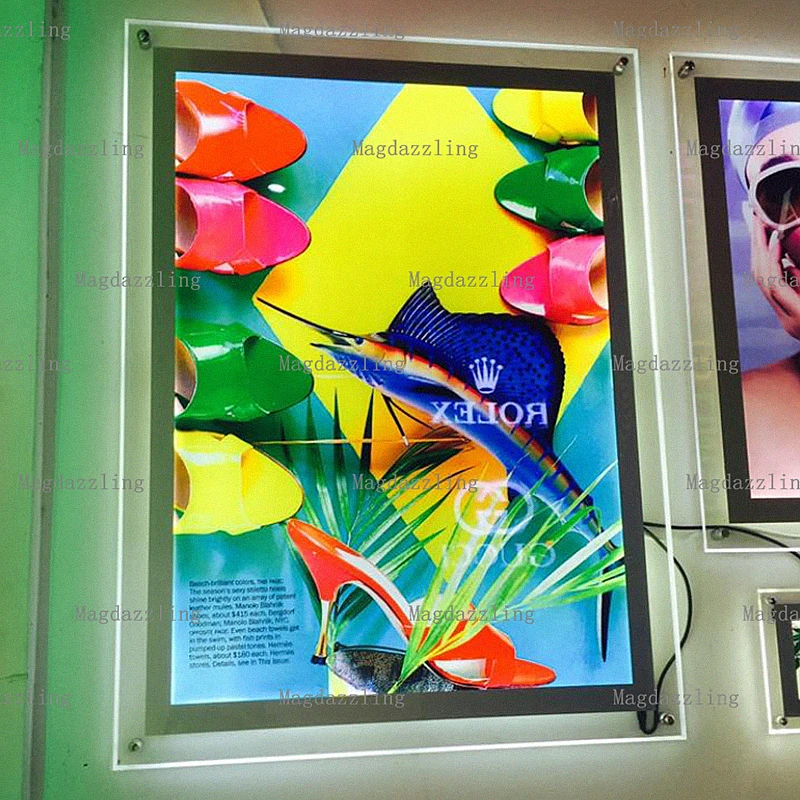 Buy LED CRYSTAL ADVERTISING LIGHT BOX SUPER SLIM 50X70CM LED PICTURE FRAME from