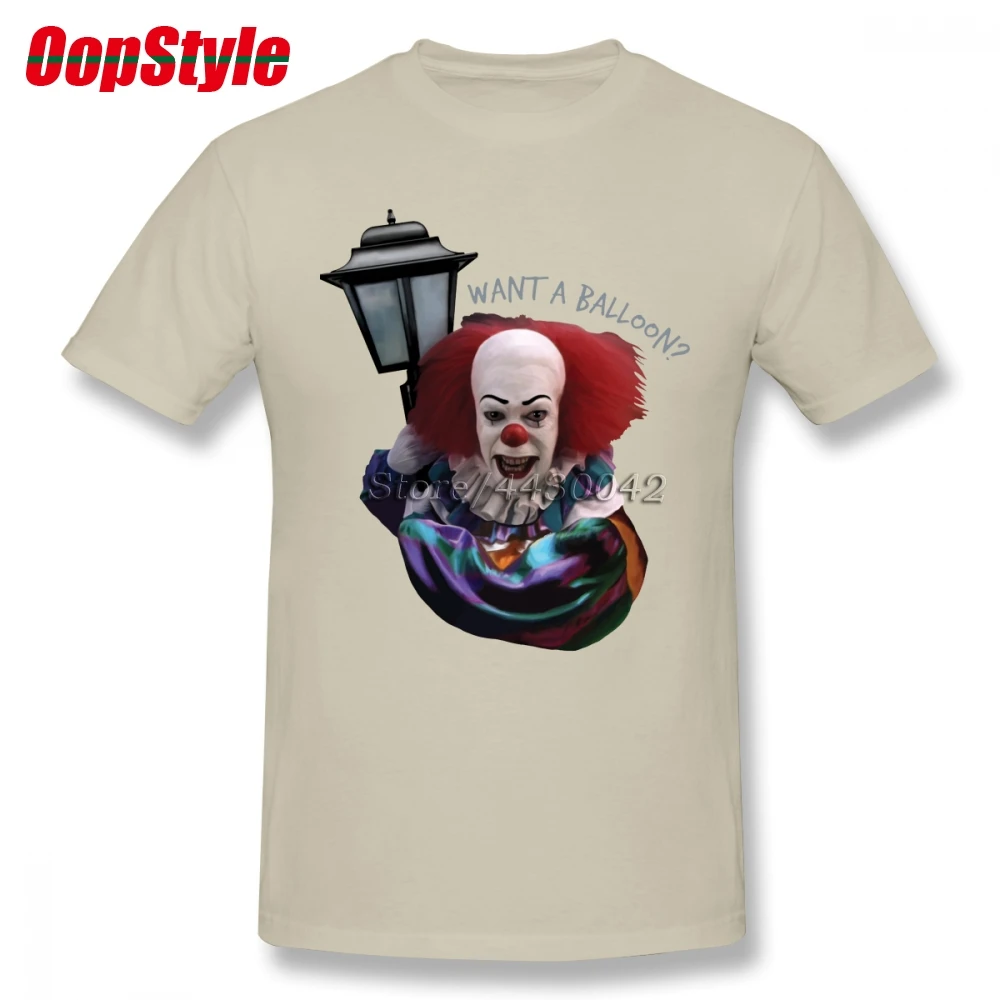 Мужская футболка-клоун Pennywise Stephen King It Movie злой клоун страшный топ уличная одежда