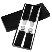 SALUTTO, мода 3,5, ширина, 4 зажима, мужские подтяжки, регулируемые, эластичные, 3 цвета, X back wo, Мужские штаны, подтяжки