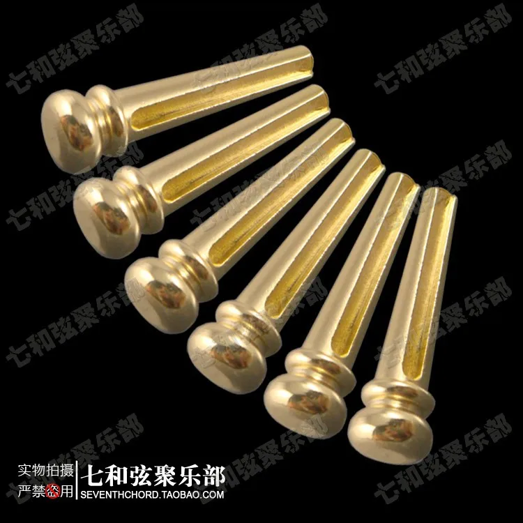 brass folk guitar solid string cone/wood guitar metal