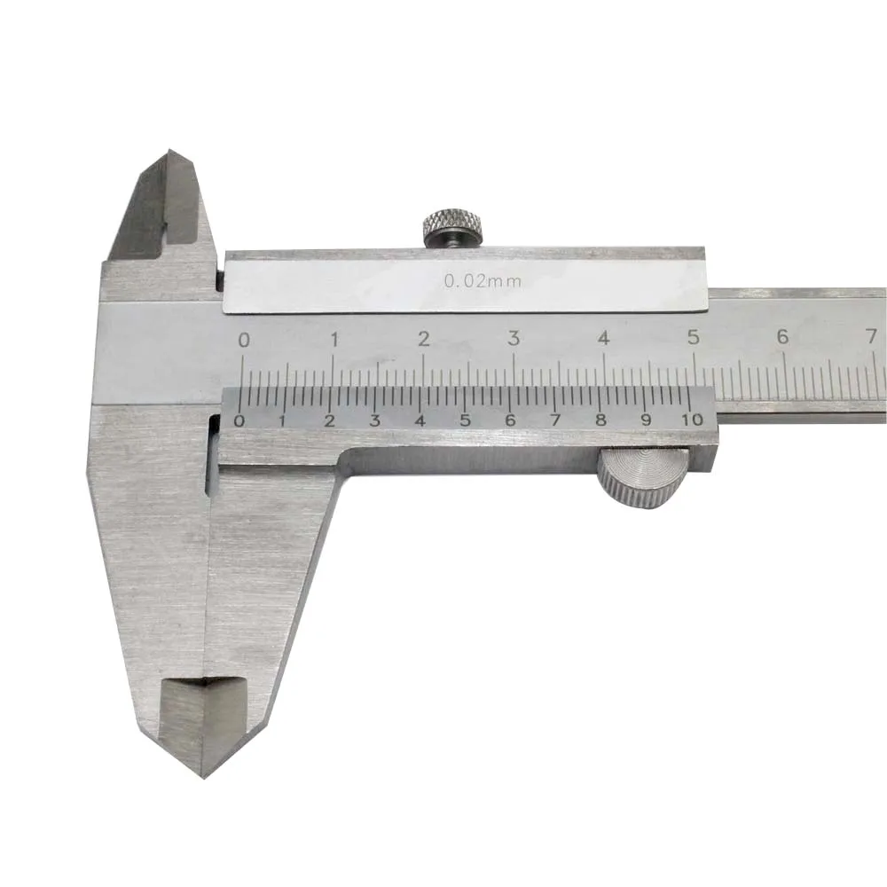 Vernier Caliper With Retailbox 0-150mm 0.02mm High precision multiple uses Metal Calipers Gauge Micrometer Measuring Tools - Цвет: Белый