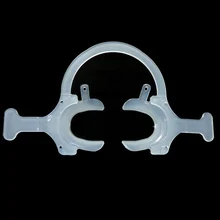 1 шт. Ортодонтическая Стоматологическая пластиковая открывалка для рта втягивающее устройство для щек с ручкой формы C