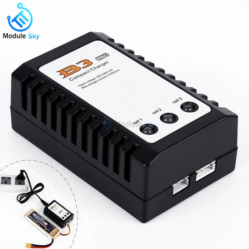 iMaxRC iMax B3 Pro Compact 2S 3S Lipo Balance Battery Charger 110-240V AC For RC Helicopter