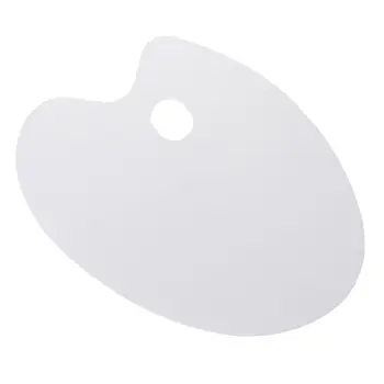 

395mm x 290mm White Plain Plastic Watercolor Paint Plate Tray Color Mixing Palette