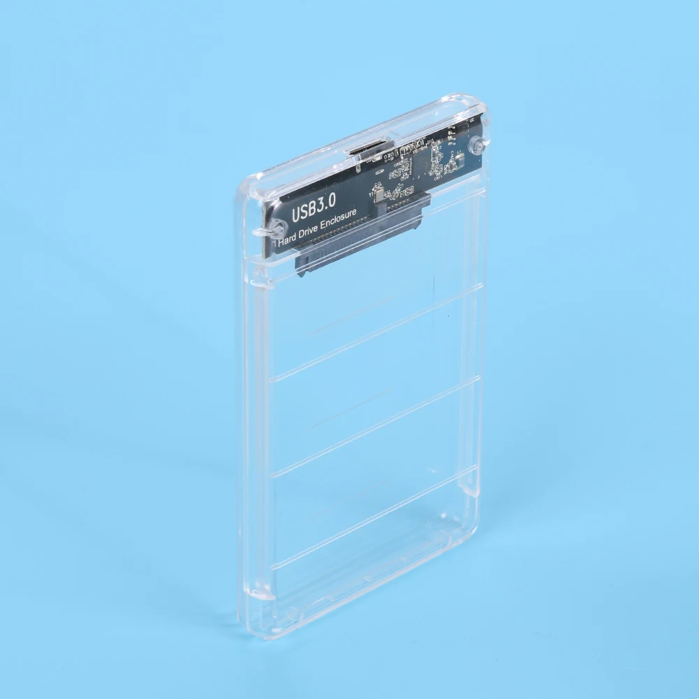 2," USB 3,0 SATA Hd Box HDD жесткий диск Внешний корпус HDD Прозрачный чехол для Тетрадь ПК Windows 2000/7/8/10, Mac OS