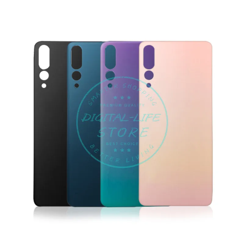 Huawei P20 Pro задняя крышка батарейного отсека стекло+ PC huawei P20 Pro задняя батарея Корпус ремонт запасных частей