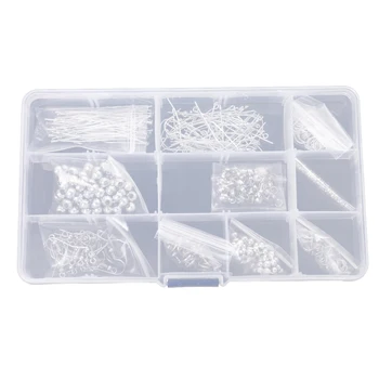 

1 Box Silver Color +1 Box Gold Color Jewelry Making Starter Kit Findings