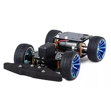 Elecrow 4WD RC Smart Car Chassis S3003 Metal Servo Bearing Kit for Arduino Metal Gear Motor 25MM Robot Platform DIY Kit Robot