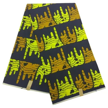 

Most popular African real cotton veritable ankara wax fabric for sewing clothing RWF259(6yards/lot)