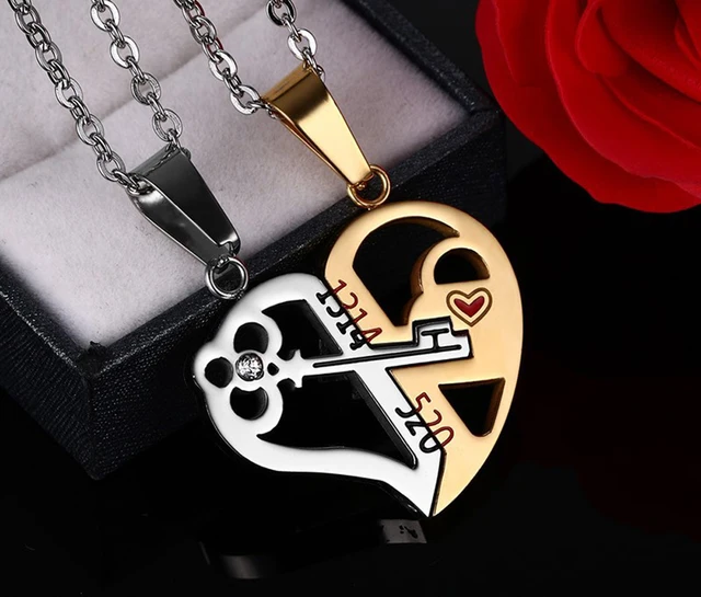 Lock & Key Layer Necklace – Love Stylize