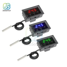 W1209 DC 12V LED Digital Temperature Controller Thermostat Thermometer Temperature Control Switch with NTC Sensor Cable