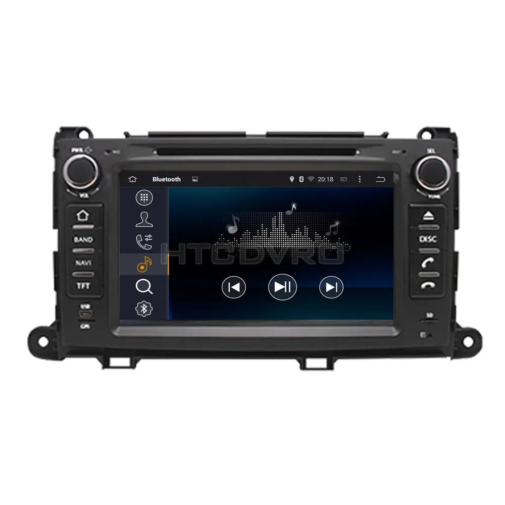 Clearance YMODVHT 8inch 4G Octa Core Android 9.0 7.1 Car DVD Player for Toyota Sienna/XL30 2013- GPS Auto RDS Radio Audio Video Stereo 5