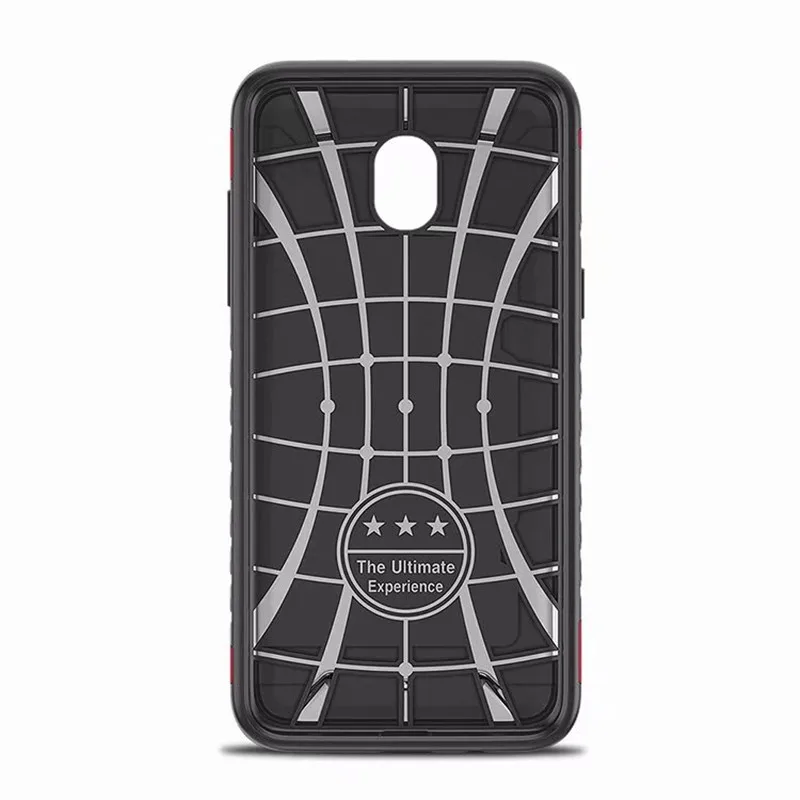 LUPHIE Armor PC + TPU чехол для Samsung J7 J3 2018 слот карты металлическая подставка 360