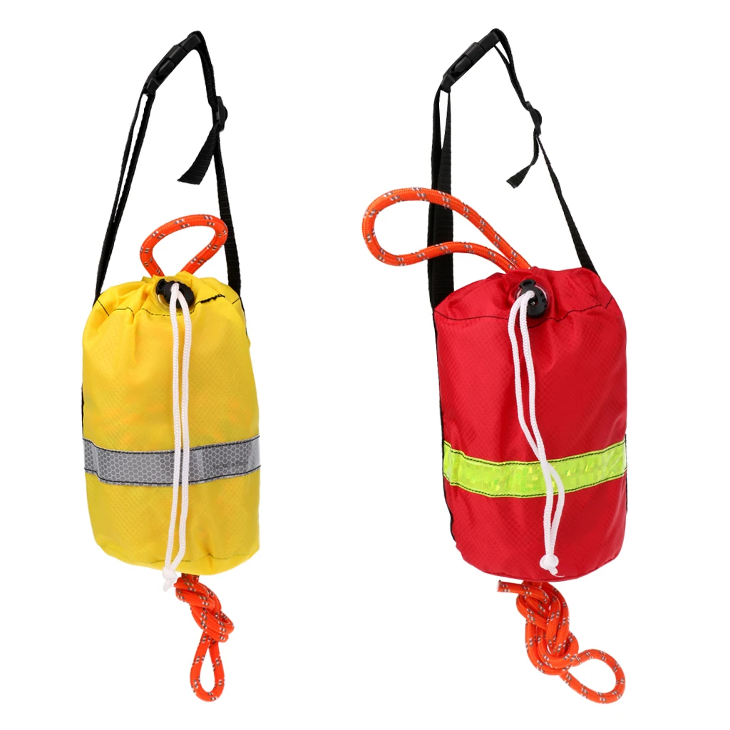 31m 8mm Buoyant Marine Safety Rescue Line Throw Bag Kayaking Canoeing Swim 