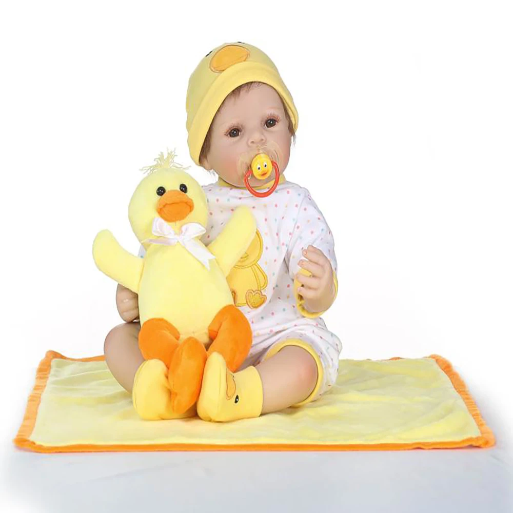 

50 cm bebe reborn doll Realistic Reborn Baby Doll Soft Silicone Newborn Babies Princess Girl Doll Toy Bebe Alive Toy Gifts