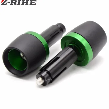 

7/8 '' 22mm CNC motorcycle steering hand handle bar grips ends For KAWASAKI ninja 650r er6f er6n f z750 z800 z1000 zx9r zx10r