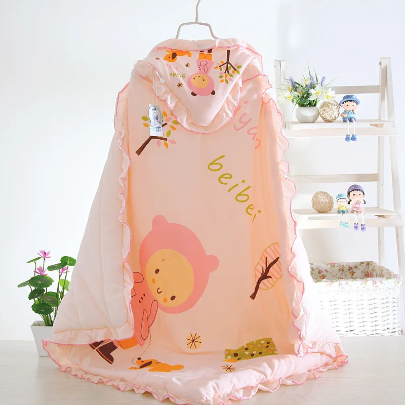 

Cotton Baby Quilt Spring Blanket Newborn Swaddle Warm Blanket Winter Baby Monthly Blanket Baby Swaddle Wrap Autumn Swaddle Wrap